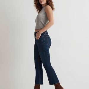 Madewell Curvy Kick Out Crop Jean Size 26